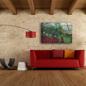 Tempered Glass Wall Decor Glass Printing Wall Hangings Abstract Henri Rousseau 2