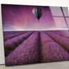 Tempered Glass Wall Decor Glass Printing Wall Hangings Abstract Hot Air Balloon