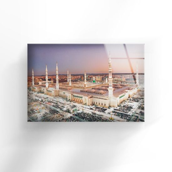 Tempered Glass Wall Decor Glass Printing Wall Hangings Abstract Islamic Design Wall Art 1 3