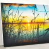 Tempered Glass Wall Decor Glass Printing Wall Hangings Abstract Lake View
