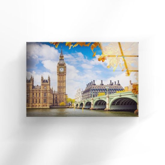 Tempered Glass Wall Decor Glass Printing Wall Hangings Abstract London England 1