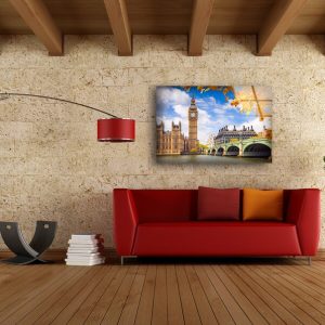 Tempered Glass Wall Decor Glass Printing Wall Hangings Abstract London England 2