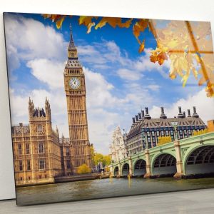 Tempered Glass Wall Decor Glass Printing Wall Hangings Abstract London England