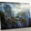 Tempered Glass Wall Decor Glass Printing Wall Hangings Abstract