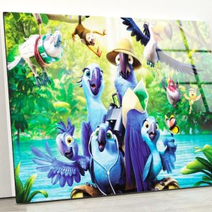 Tempered Glass Wall Decor Glass Printing Wall Hangings Abstract Madagascar