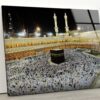 Tempered Glass Wall Decor Glass Printing Wall Hangings Abstract Mecca Al Haram