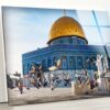 Tempered Glass Wall Decor Glass Printing Wall Hangings Abstract Mosque Aksa Wall Art
