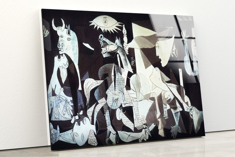 Tempered-Glass-Wall-Decor-Glass-Printing-Wall-Hangings-Abstract-Picasso Tempered Glass Wall Decor Glass Printing Wall Hangings Abstract Picasso