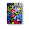 Tempered Glass Wall Decor Glass Printing Wall Hangings Abstract Picasso