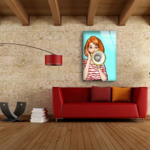 Tempered Glass Wall Decor Glass Printing Wall Hangings Abstract Pop Art Poster 1 1