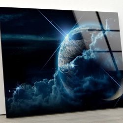 Tempered Glass Wall Decor Glass Printing Wall Hangings Abstract Space