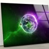 Tempered Glass Wall Decor Glass Printing Wall Hangings Abstract Space