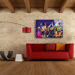Tempered Glass Wall Decor Glass Printing Wall Hangings Abstract Super Heroes 2