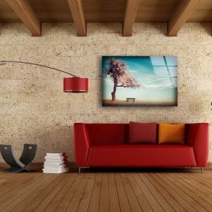 Tempered Glass Wall Decor Glass Printing Wall Hangings Abstract View 2