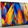 Tempered Glass Wall Decor Glass Printing Wall Hangings Abstract Vivid Colors