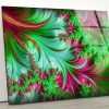 Tempered Glass Wall Decor Glass Printing Wall Hangings Abstract Vivid Colors