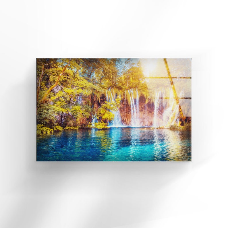 Tempered-Glass-Wall-Decor-Glass-Printing-Wall-Hangings-Abstract-Waterfall-View-2 Tempered Glass Wall Decor Glass Printing Wall Hangings Abstract Waterfall View 2