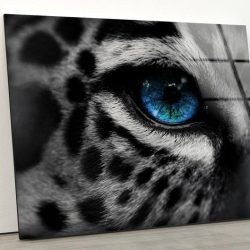 Tempered Glass Wall Decor Glass Printing Wall Hangings Animal Leopard Lion Wall Art