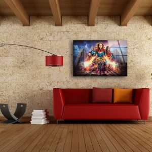 Tempered Glass Wall Decor Glass Printing Wall Hangings Avengers 2