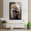 Tempered Glass Wall Decor Glass Printing Wall Hangings Elephant Wall Art Cool Animal Wall Art