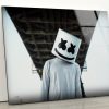 Tempered Glass Wall Decor Glass Printing Wall Hangings Marshmello Dj