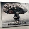 Tempered Glass Wall Decor Glass Printing Wall Hangings Nuclear Explosion