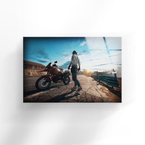 Tempered Glass Wall Decor Glass Printing Wall Hangings Pubg 2 1