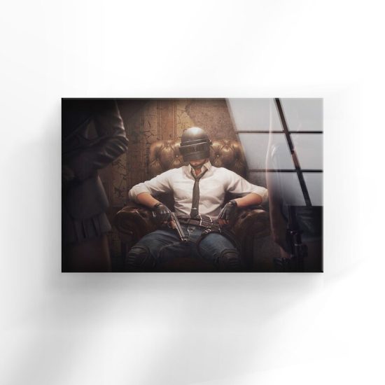 Tempered Glass Wall Decor Glass Printing Wall Hangings Pubg 2