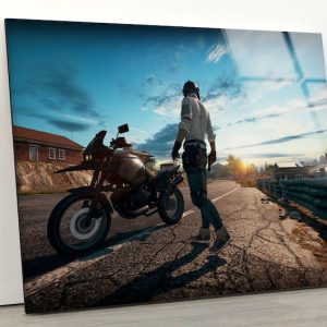 Tempered Glass Wall Decor Glass Printing Wall Hangings Pubg