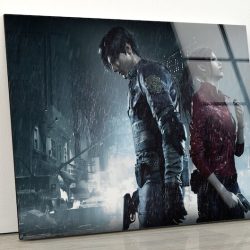 Tempered Glass Wall Decor Glass Printing Wall Hangings Resident Evil