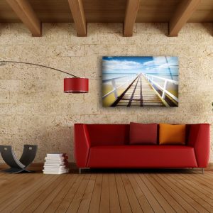Tempered Glass Wall Decor Glass Printing Wall Hangings Sea View Pier 2 Tempered Glass Wall Decor Glass Printing Wall Hangings Sea View Pier 2