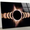 Tempered Glass Wall Decor Glass Printing Wall Hangings Solar System Nasa