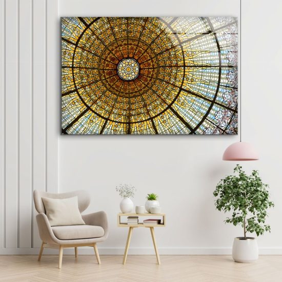Tempered Glass Wall Decor Living Room Stained Window Glass Wall Art Natural And Vivid Wall Abstract Wall Art 1