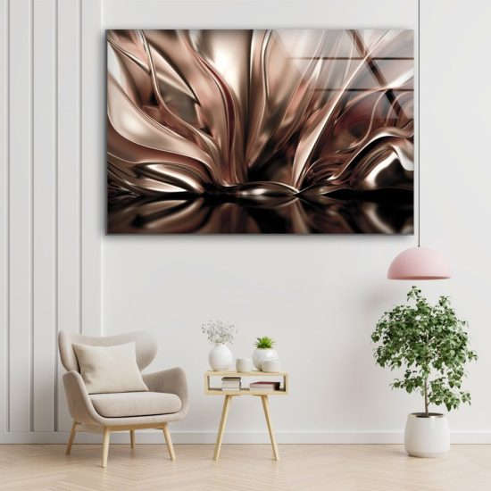 Tempered Uv Painted Glass Wall Art Wall Copper Wall Art Abstract Wall Art 1