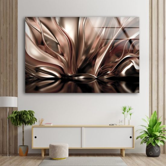 Tempered Uv Painted Glass Wall Art Wall Copper Wall Art Abstract Wall Art 2