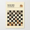 The Ruy Lopez Vintage Book Cover Chess Opening Poster Canvas Print - Wall Art Decor
