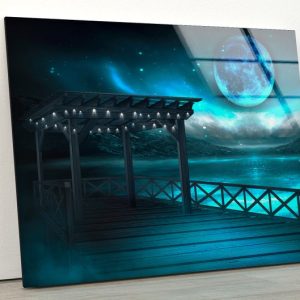 Uv Painted Glass Wall Art Natural And Vivid Tempered Glass Wall Art 1 1