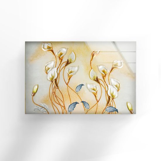 Uv Painted Glass Wall Art Natural And Vivid Tempered Glass Wall Art 3D Wall Art 2