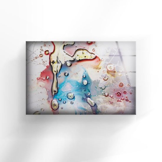 Uv Painted Glass Wall Art Natural And Vivid Wall Modern Wall Art Fractal Art 1