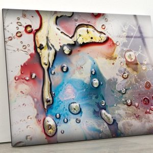 Uv Painted Glass Wall Art Natural And Vivid Wall Modern Wall Art Fractal Art