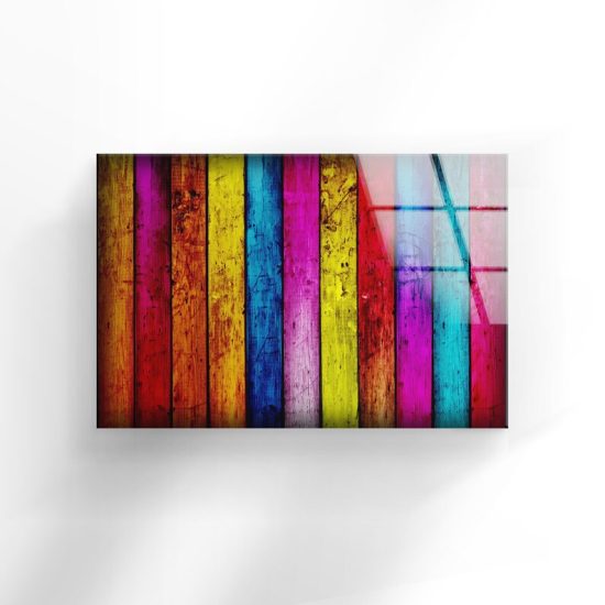 Uv Painted Glass Wall Art Natural And Vivid Wall Modern Wall Art Wooden 1