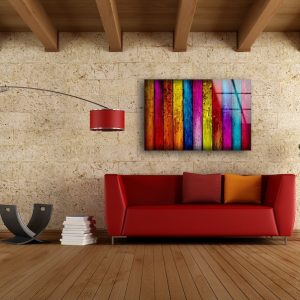 Uv Painted Glass Wall Art Natural And Vivid Wall Modern Wall Art Wooden 2