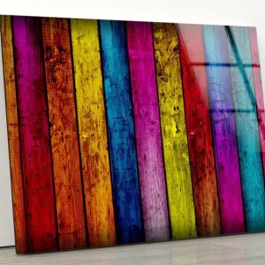 Uv Painted Glass Wall Art Natural And Vivid Wall Modern Wall Art Wooden