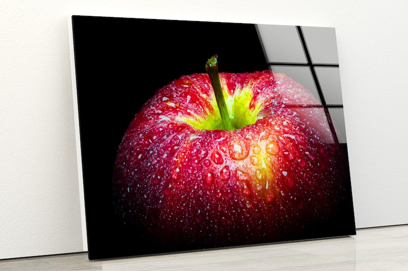 Uv Printing Natural And Vivid Wall Glass Wall Art Modern Abstract Art ...