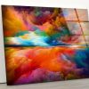 Uv Printing Natural And Vivid Wall Glass Wall Art Modern Abstract Nature Wall Art