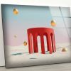 Uv Printing Natural Pattern And Vivid Wall Abstract Architectural Structure Wall Art Glass Print