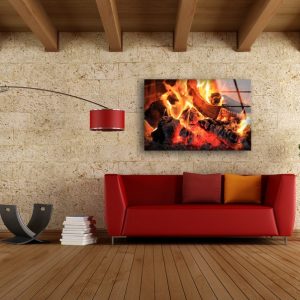 Wall Art Glass Wall Art Uv Printed Home Hanging Modern Wall Decor Abstract Art Fireplace Wall Art 2