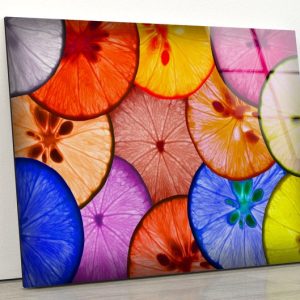 Wall Art Glass Wall Art Uv Printed Home Hanging Modern Wall Decor Abstract Colorful Wall Art