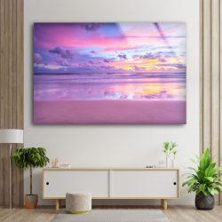 Wall Decor Oversize Clouds Wall Art Abstract Wall Art Pink Clouds Wall Art Tempered Glass Wall Art