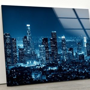 Wall Hanging New York Wall Art New York City View Glass Print